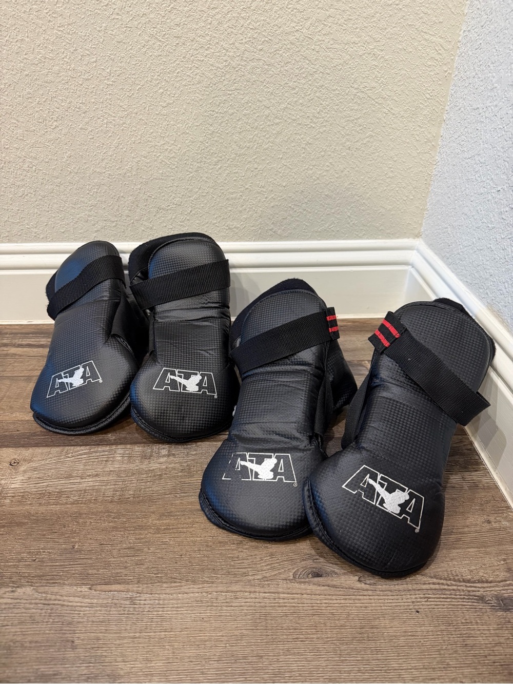 Kids Black Bell Boots with Secure Hook-and-Loop Straps
